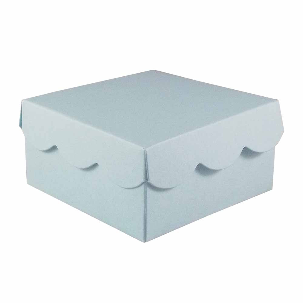 Scallop Lid Wedding Favour Boxes