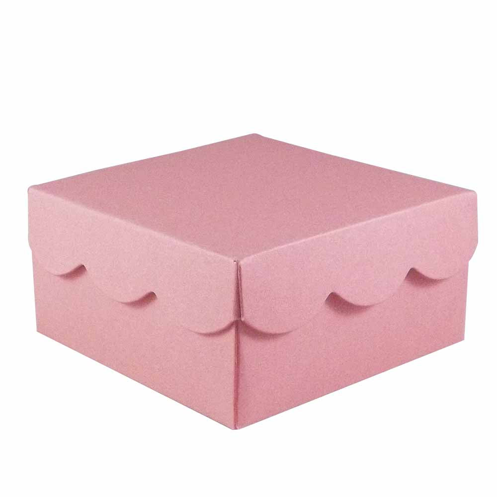 Scallop Lid Wedding Favour Boxes