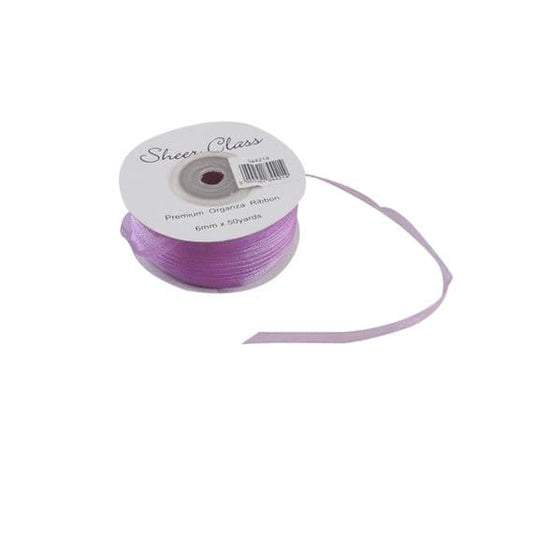 6mm Lilac Luxury Organza Ribbon