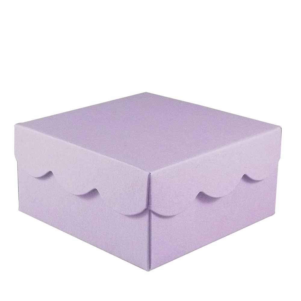 Scallop Lid Wedding Favour Boxes