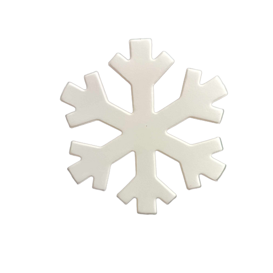 White Snowflake Xmas Card Topper