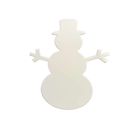 White Snowman Xmas Card Toppers