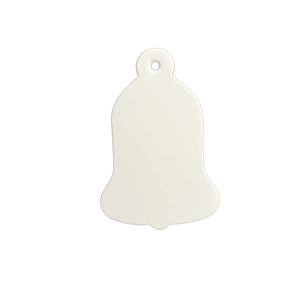 White Bell Xmas Card Topper