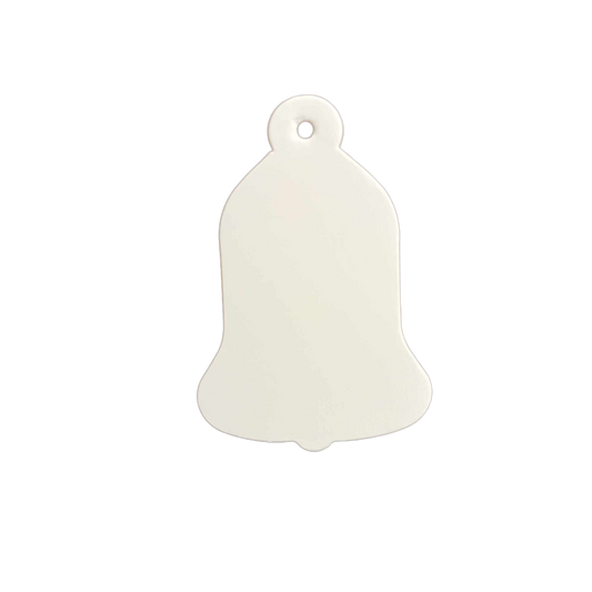 White Bell Xmas Card Topper