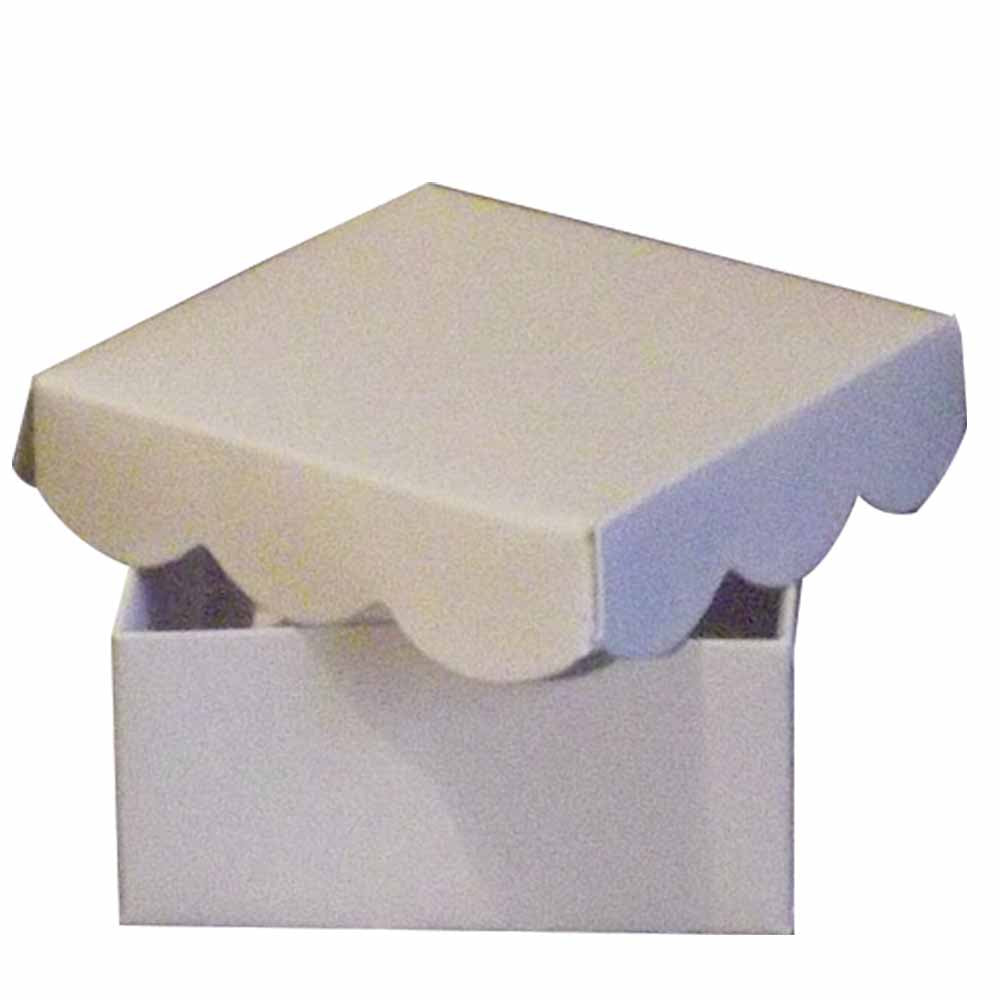 Scallop Lid Wedding Favour Boxes