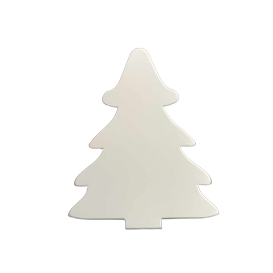 White Xmas Tree Card Topper