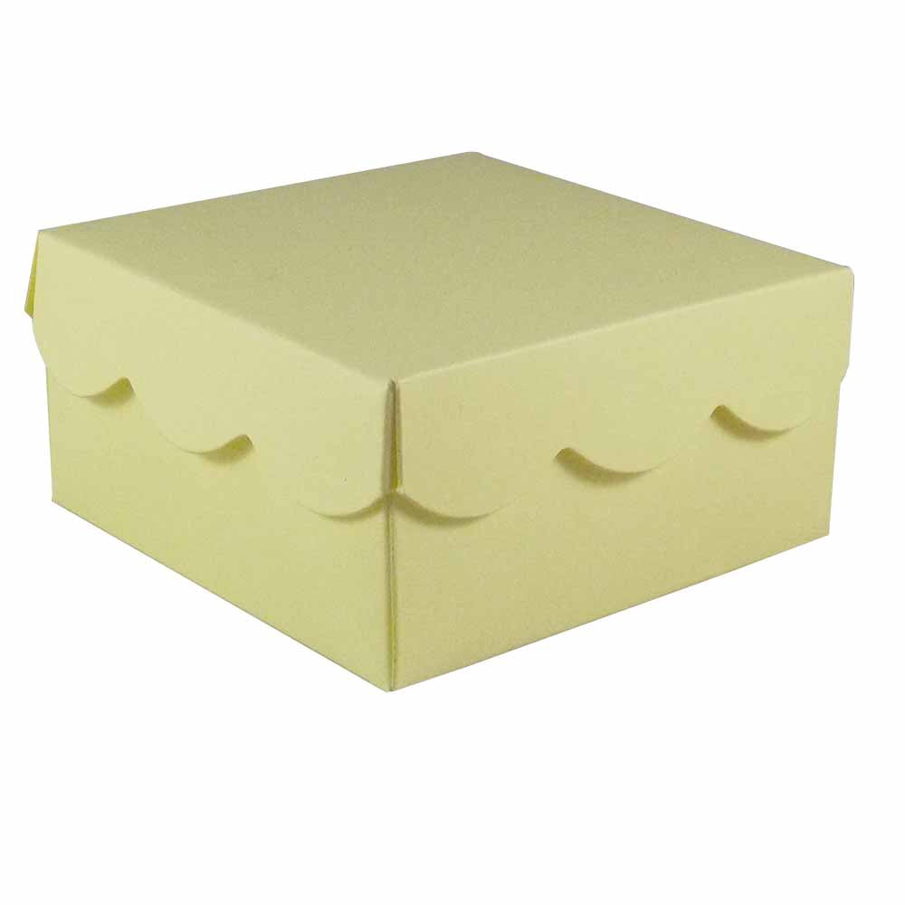 Scallop Lid Wedding Favour Boxes