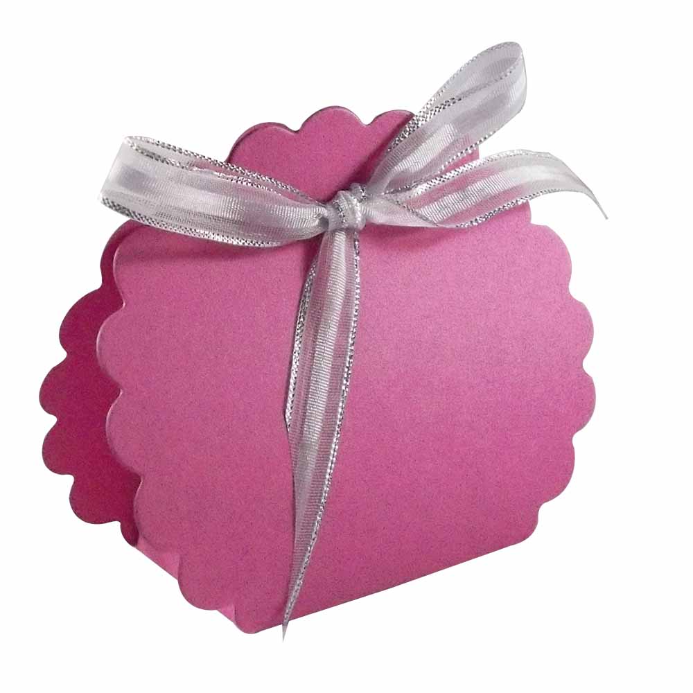 Scalloped Wedding Favour Boxes