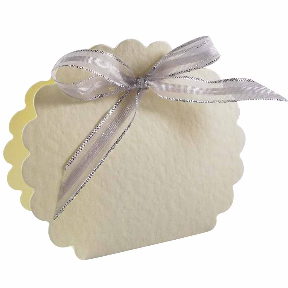 Scalloped Wedding Favour Boxes