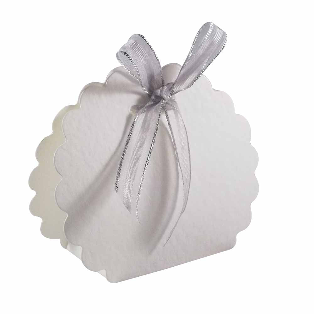 Scalloped Wedding Favour Boxes