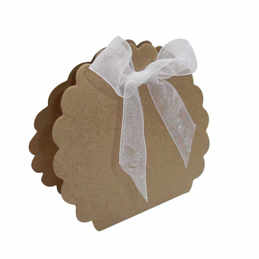 Scalloped Wedding Favour Boxes