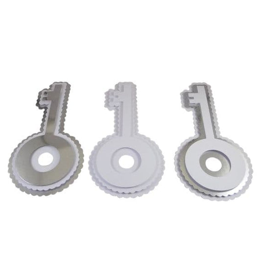 Large 3D Scalloped Key Card Topper