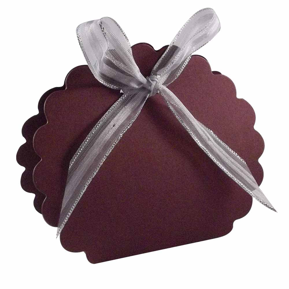 Scalloped Wedding Favour Boxes